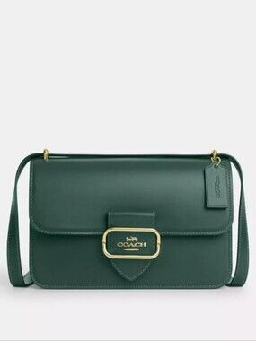 Coach - Large Morgan Square Crossbody - Pine NWT